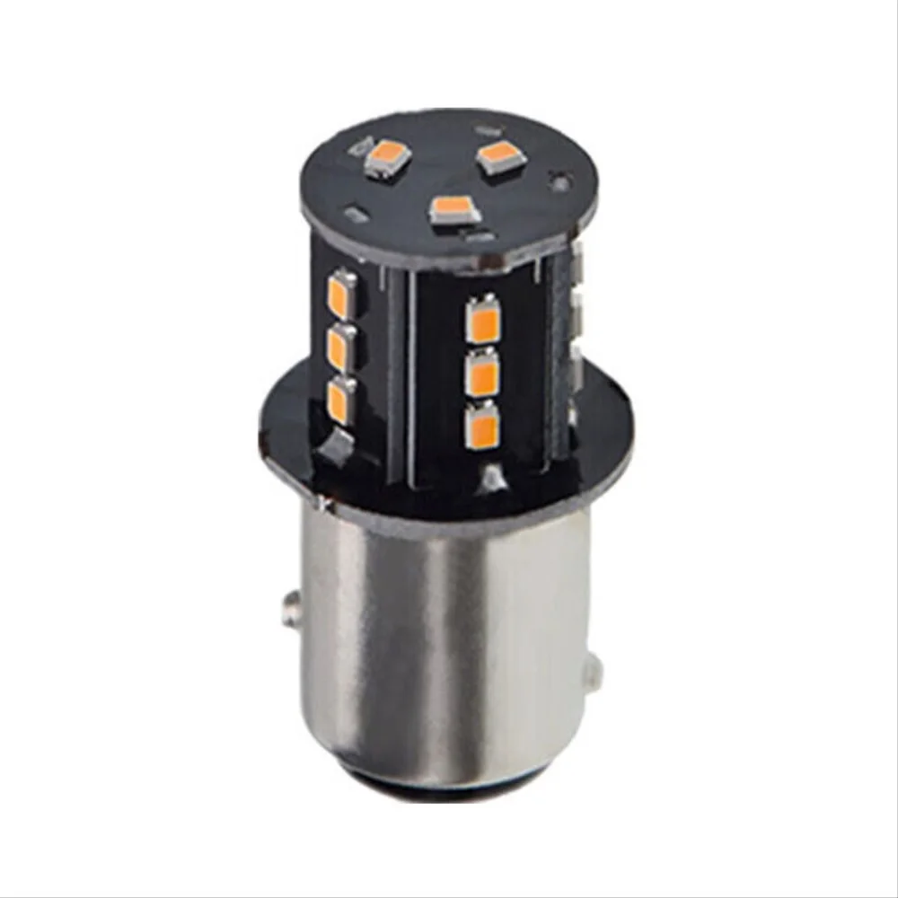 자동차 LED 전구 P21/5W BAY15D 1157 방향 지시등 6V 12V 24V 자동 주차 브레이크 역방향 램프 흰색 빨간색 노란색