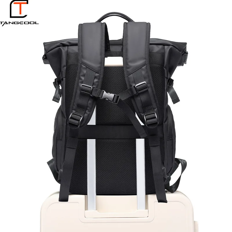 KK 2024 New Men's, Fashionable Computer Student Backpack, Large Capacity City Travel Bag, Waterproof Oxford Cloth Men's Backpack