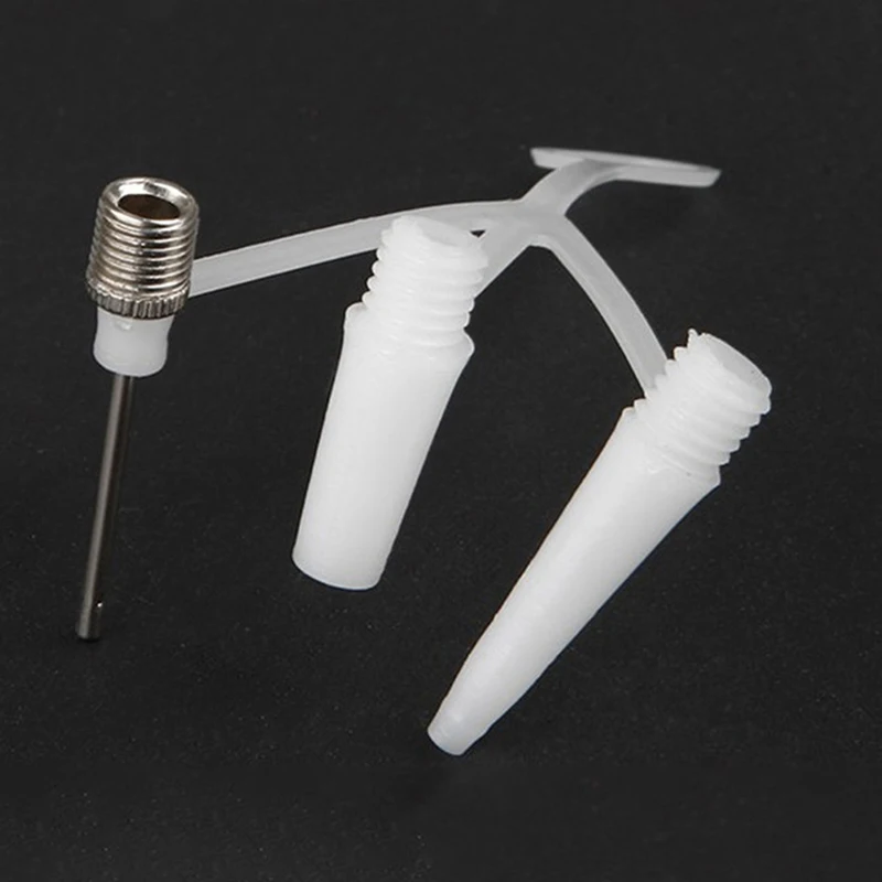 

3 Pcs Ball Inflator Valve Adapter Hand Air Pump Needle Outdoor Tools For Yoga Ball Football Basketball Inflator