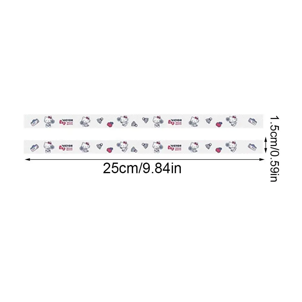 Cute Printed Japanese Anime Badminton Racket Head Protection Tape Anti-scratch Dust-proof Badminton Racket Head Protector 1pc