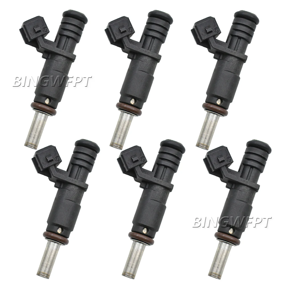 Original 6PCS Fuel Injector Nozzle 13537531634 7531634 For BMW E87 E90 E91 E60 E61 E63 E65 E83