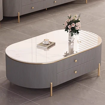 Modern Decorative Coffee Tables Luxury Decor Metal Minimalist Coffee Tables Unique Oval Stolik Kawowy Living Room Furniture 1 Modern Decorative Coffee Tables Luxury Decor Metal Minimalist Coffee Tables Unique Oval Stolik Kawowy Living Room Furniture 1