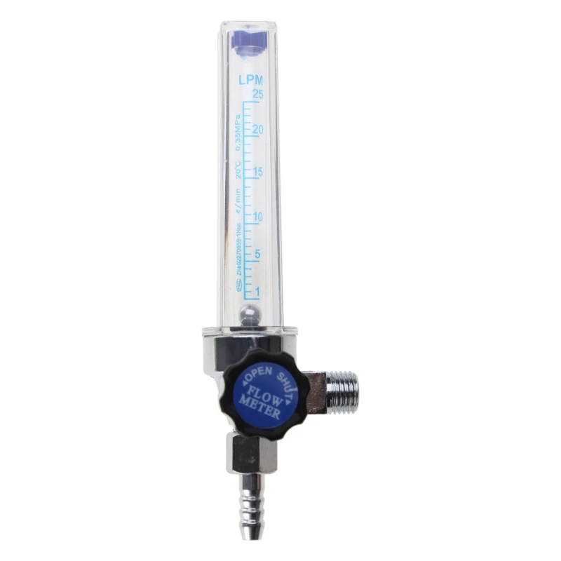 1 / 4PT 0.15 MPA 7mm Barb D&eacute;bitm&egrave;tre gaz Argon AR / CO2 R&eacute;gulateur soudure Weld