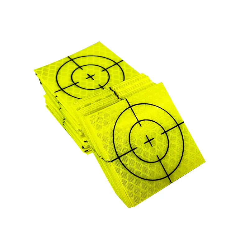 20PCS Réfléchissant Feuille 50X50MM ruban réfléchissant cible fluorescent vert 20PCS Réfléchissant Feuille 50X50MM ruban réfléchissant cible fluorescent vert