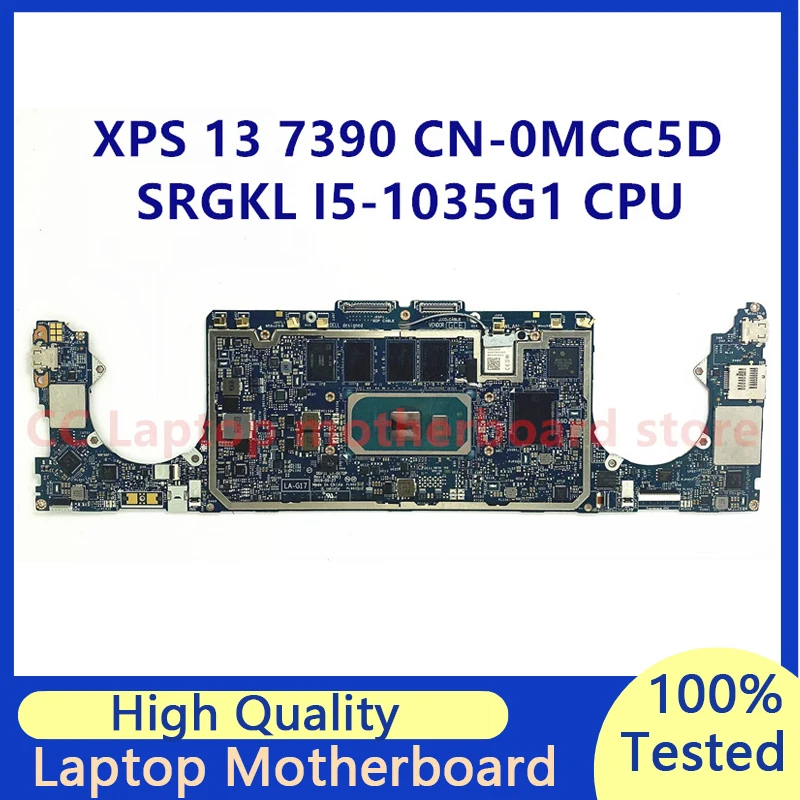 

MCC5D 0MCC5D CN-0MCC5D материнская плата для ноутбука Dell XPS 13 7390 материнская плата с SRGKL I5-1035G 1 CPU LA-G172P 100% полностью протестирована хорошо
