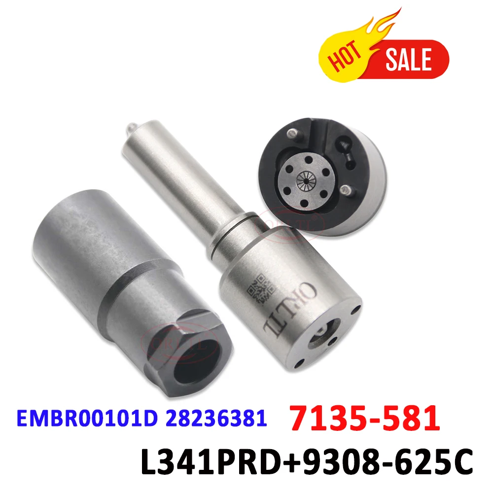 

ORLTL 7135-581 Injector Kit Nozzle L341PRD Valve 9308-625C For EMBR00101D 28236381 9686191080 96 861 910 80 for Ssangyong FIAT