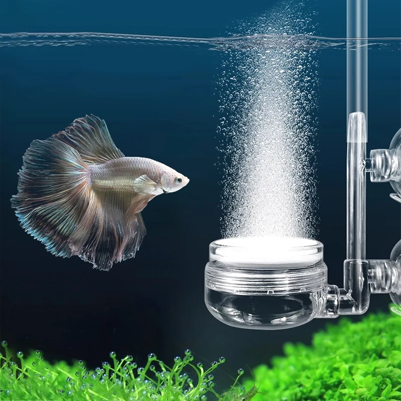 Fish Tank Aquarium CO2 Diffuser Increasing Air Bubble Air Stone Oxygen Aerator Pond Pump Hydroponic Oxygen Fish Supplies 1PC