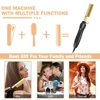 New White Hot Comb Electric Hot Comb Wet And Dry Hair Curler Comb Hot Straightening Heating Comb Iron Environmentally Gold Comb 3