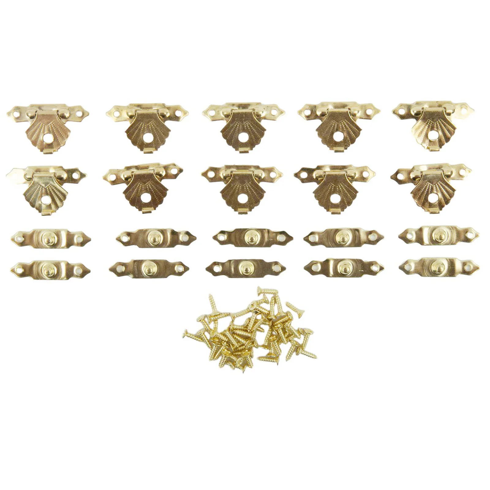 Box Latch Clasps Vintage Antique Bronze Iron Jewelry Box Padlock Hasps Lock Wooden Jewelry Case Buckle Hardware Accessories