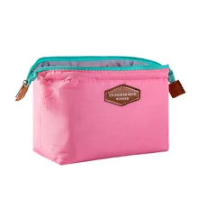

Multifunctional Cotton Travel Cosmetic Bag for Women Fashion Pouch Toiletry Bag Large Capacity Storage Bag Make Up Purse Handbag