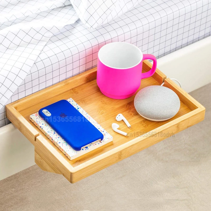 

Bedroom Furniture Bedside Table Creative Tray Wooden Table Bedside Table Mobile Rack Creative Dormitory Bedside Table Table