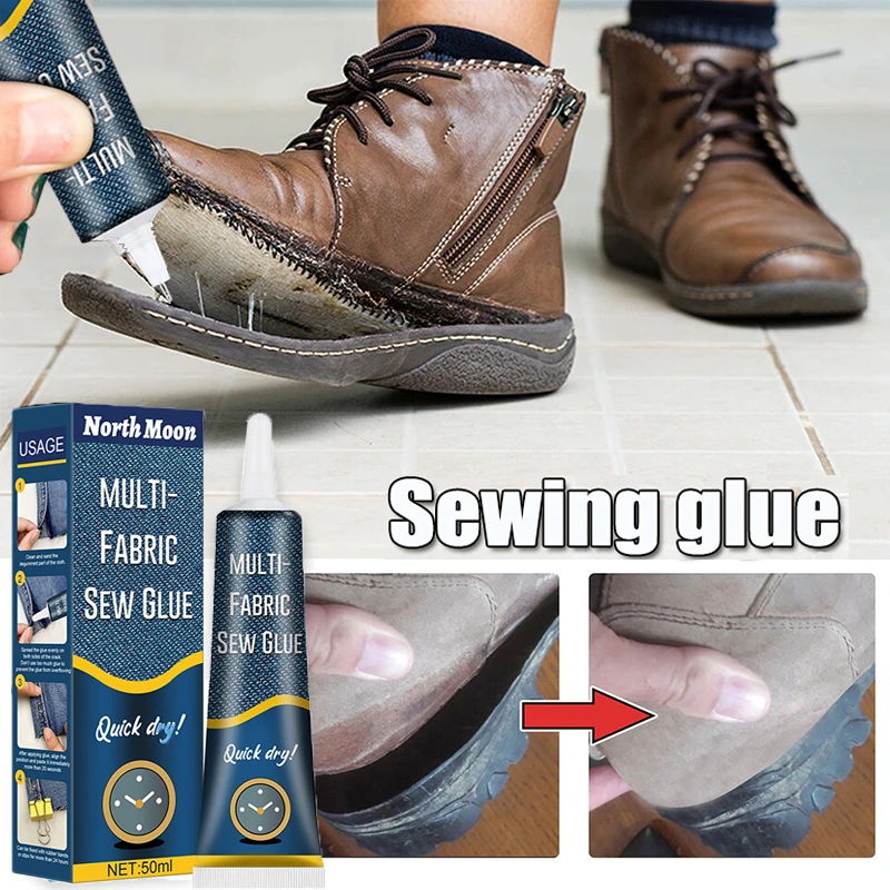 Pegamento para costura de tela, líquido de rápido para Vaqueros, ropa, cuero, cobertura aplicación de 50ML| | - AliExpress
