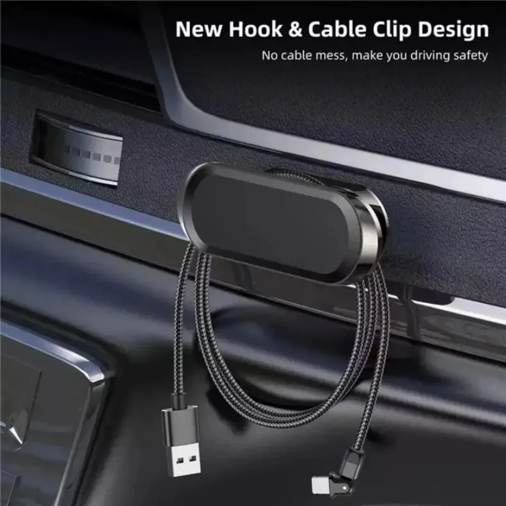 Mobile Phone Holder Phone Holder Magnetic Car Phone Holder 360&deg; Rotation Mini Strip Shape Stand For Huawei IPhone