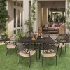 Patio Furniture Set with 6 Chairs and Large Table for Yard, Garden, Porch, Garden Sofas 1