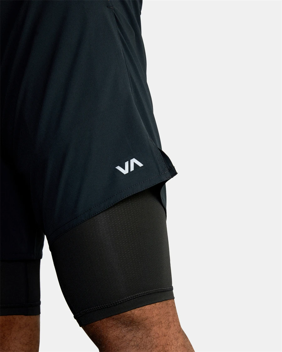 2022 New camouflage Running Shorts Men 2 in 1 Sports Jogging Fitness tatting Quick Dry Gym Training Sport Workout Short Pants