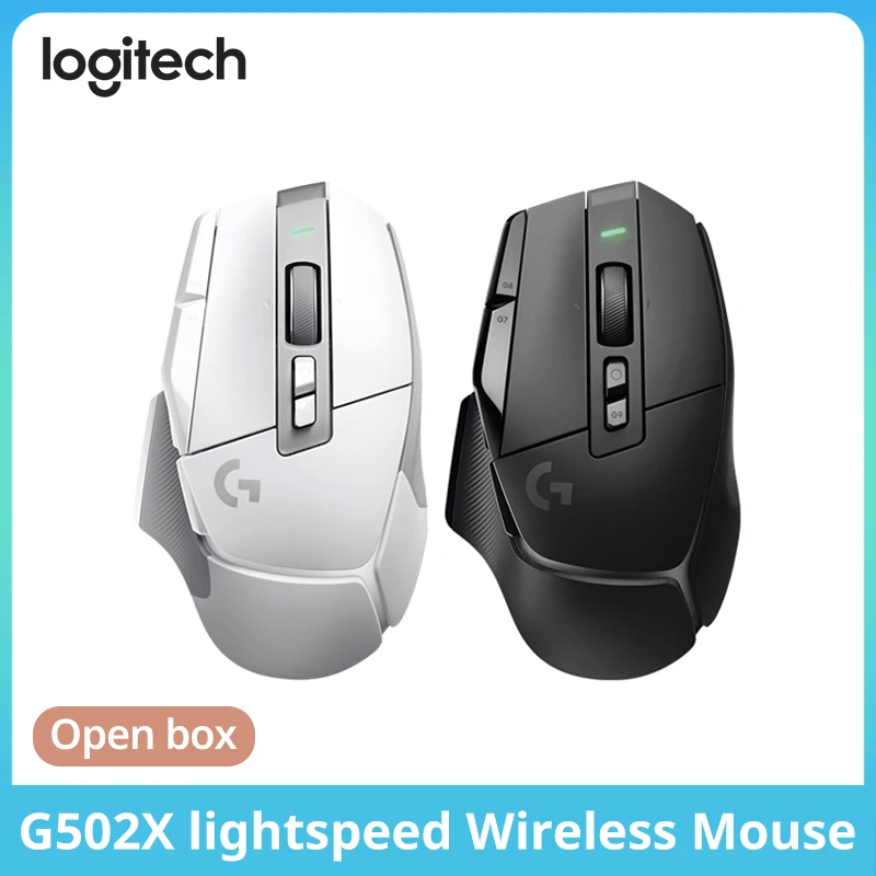 Open BOX Logitech (G) G502 X Беспроводная игровая мышь в комплекте с ковриком для мыши для использования в бизнес-офисе, также можно использовать