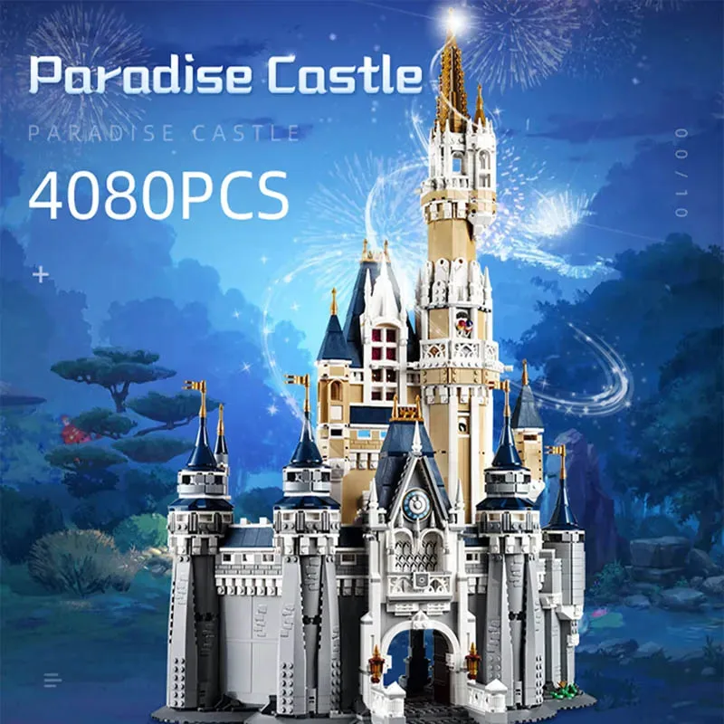 

4080 PCS Princess Castle Modular Building Blocks Bricks Kids Toy Christmas Birthday Gifts Compatible 71040 16008 IN STOCK