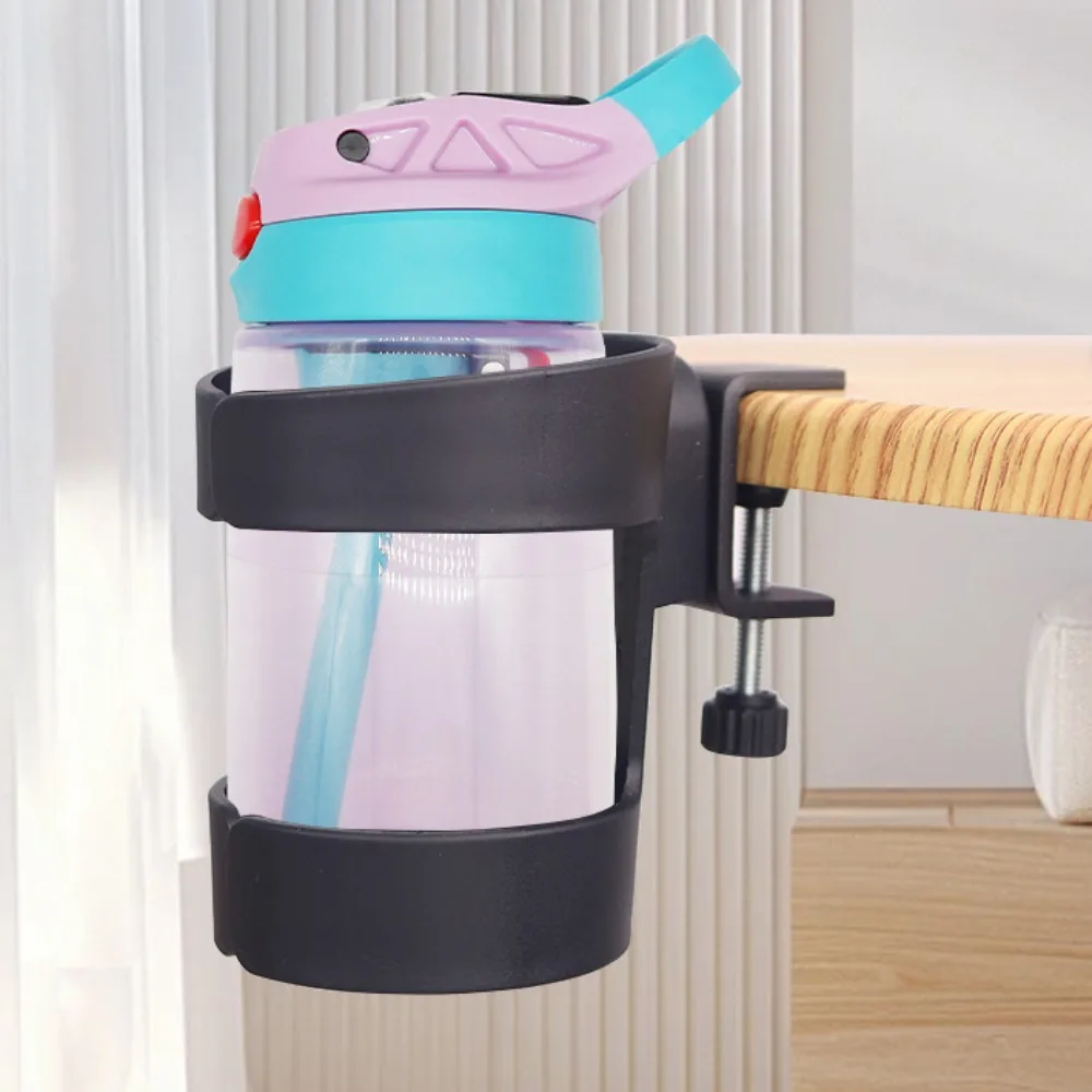New Plastic Desk Cup Holder Punch-free Anti Spill Cup Storage Rack Portable Removable Table Fixed Storage Rack Table 4