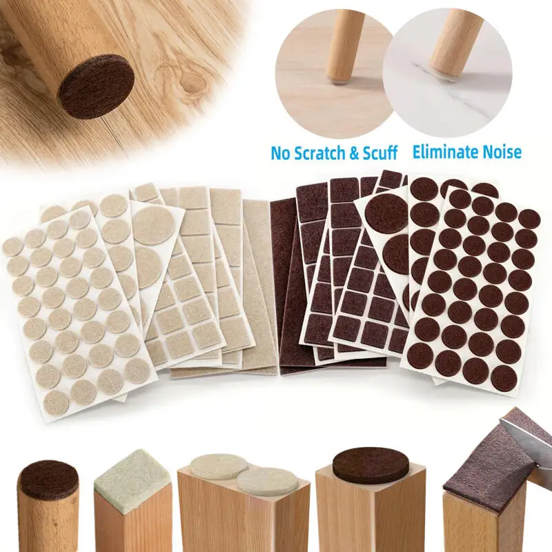 Felt Furniture Pads: Self-Adhesive Floor Protectors