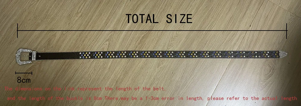 Needle Buckle Western Belt