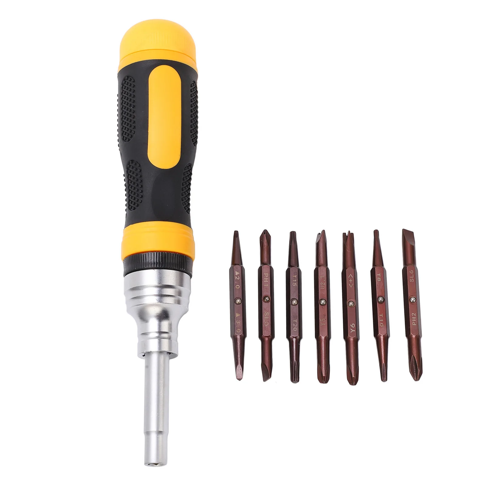 7PcsMultifunctionalScrewdriverSetWithBitHighHardnessNoSlip