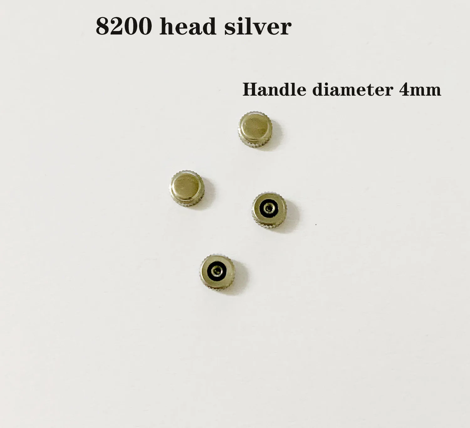 MOUDOAUER Couronne de montre en acier inoxydable pour 7009 8200 46941 46943, Fit for 7009