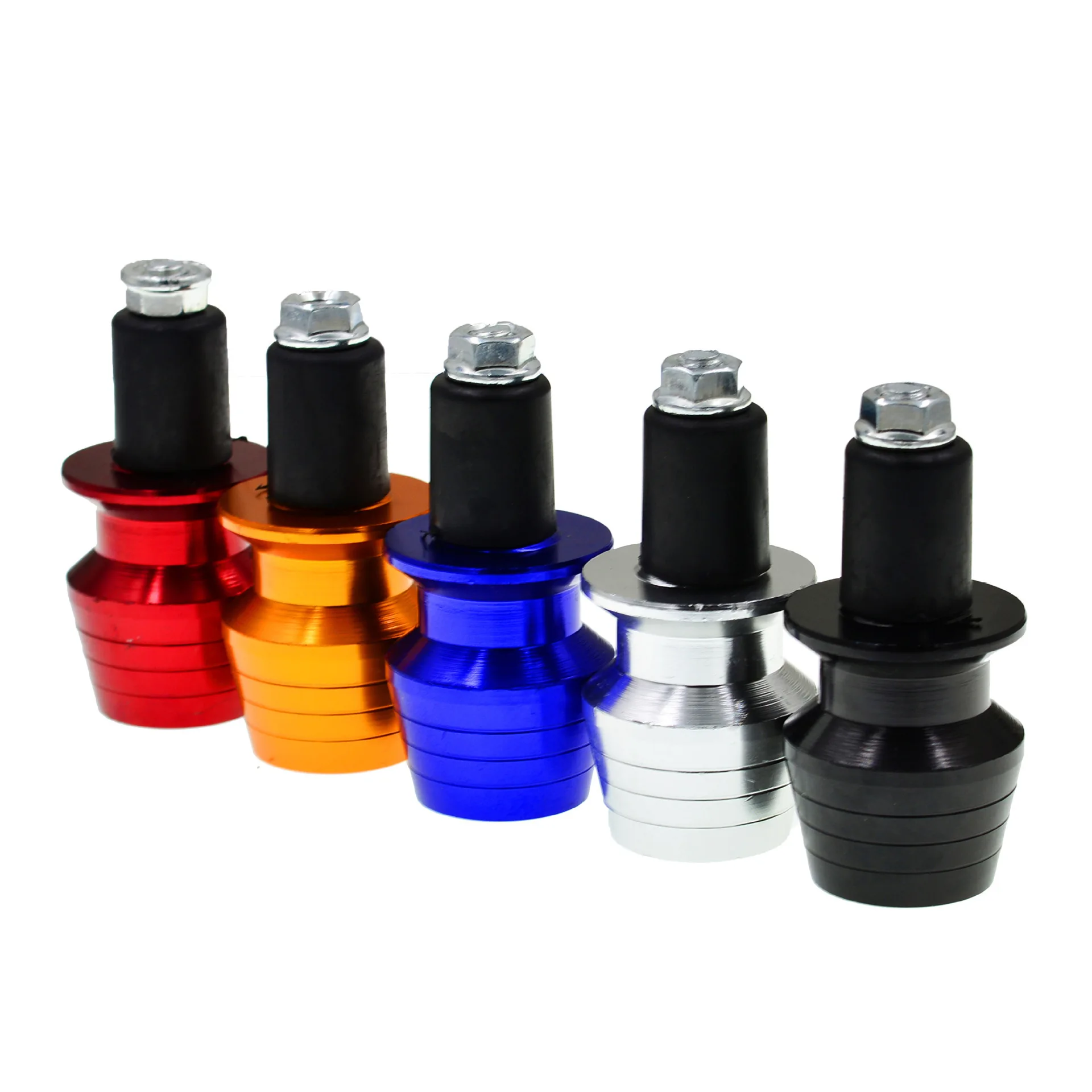 Universal 7/8" 22mm Motorcycle Handlebar End Weights - CNC Aluminum Plugs/Sliders
