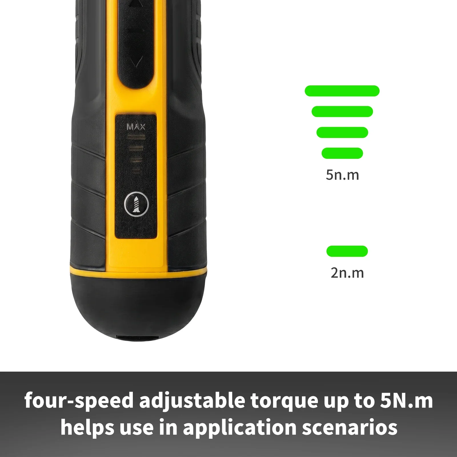 새로운 DEWALT 충전식 전기 드라이버, 4개의 토크 기어, 5N.m 최대 토크, 280RPM, DIY 수리 작업용 USB 충전 LED 라이트