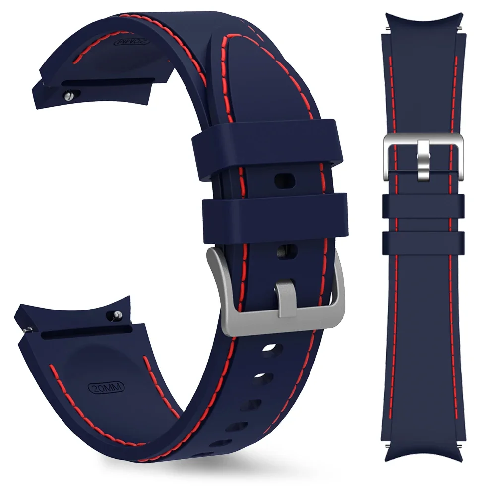 Premium No Gap Silicone Watch Strap - Comfortable Fit for All Models