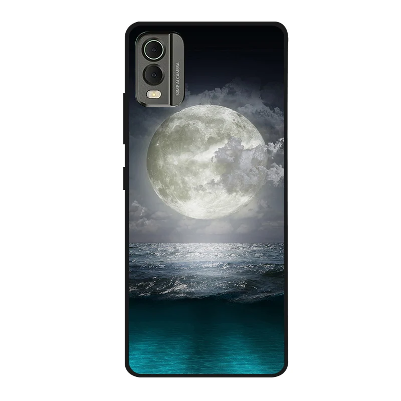 Cute Cartoon Shockproof Soft Silicone Back Cover, Painted TPU Case
