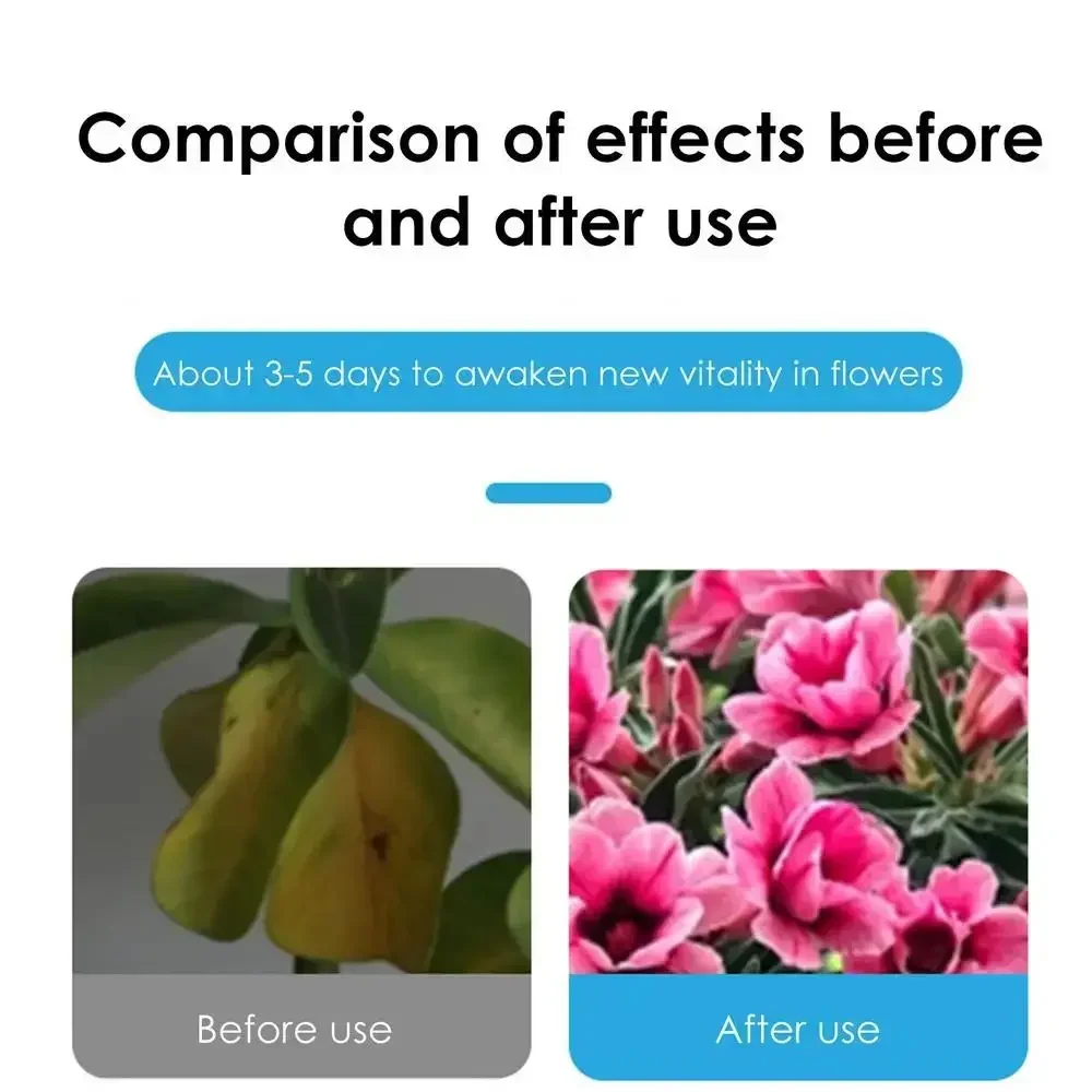 Flower Fertilizer Liquid Plant Fertilizer Indoor Flower Blossom Enhancer Rich Fast-Acting Liquid Nutrients Growth Plant Fertilizer