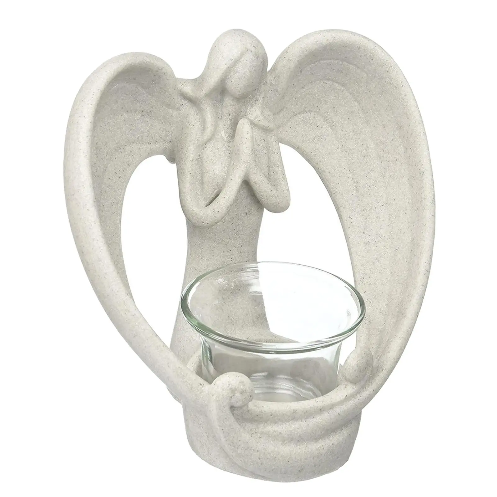 

Подсвечник с ангелом из смолы, подсвечник, подсвечник, чайный подарок, украшение