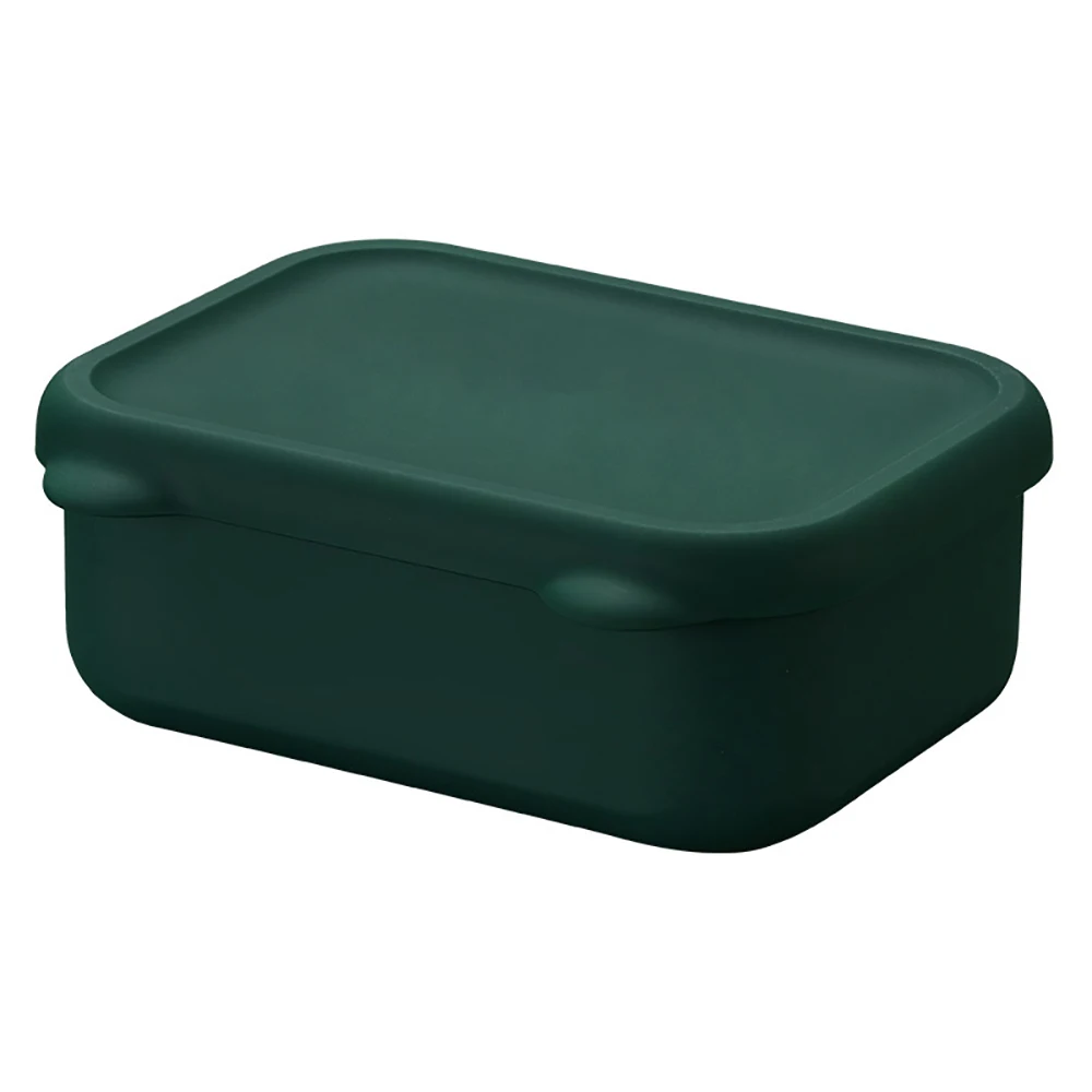 

Lunch Box For Students Lunch Box For Office Workers Safe Silicone Material Can Be Opened And Placed In Microwave Oven Portable