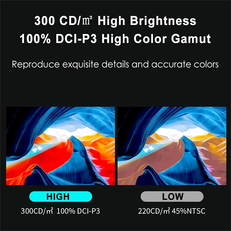 ޴  IPS HDR Freesync  Ŀ ̹ ÷, ǻ Ʈ Xbox PS4/5 ġ, 165Hz, 15.6 ġ, 2K, 2560*1440