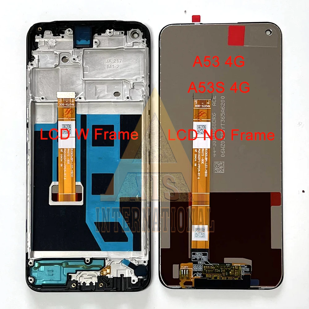 

Tested 6.5"For Oppo A53 4G LCD CPH2127 A53 5G PECM30 PECT30 Display Screen Frame+Touch Panel Digitizer For Oppo A53s 4G CPH2139