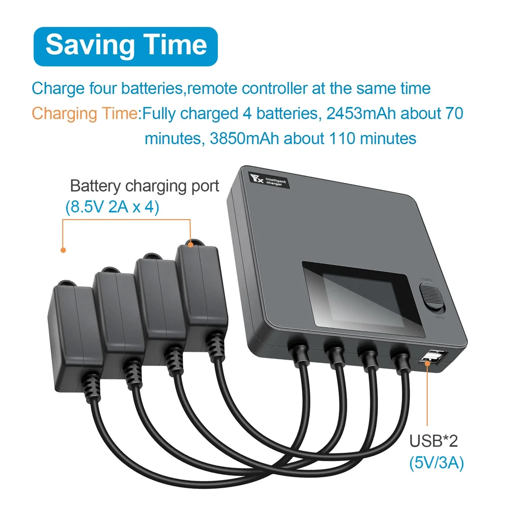 Four Battery Charger