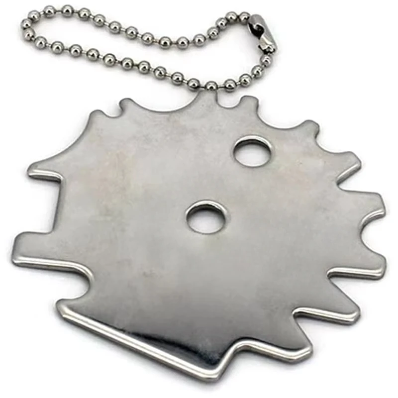 Portable Metal BBQ Grill Scraper and Scrubber Tool