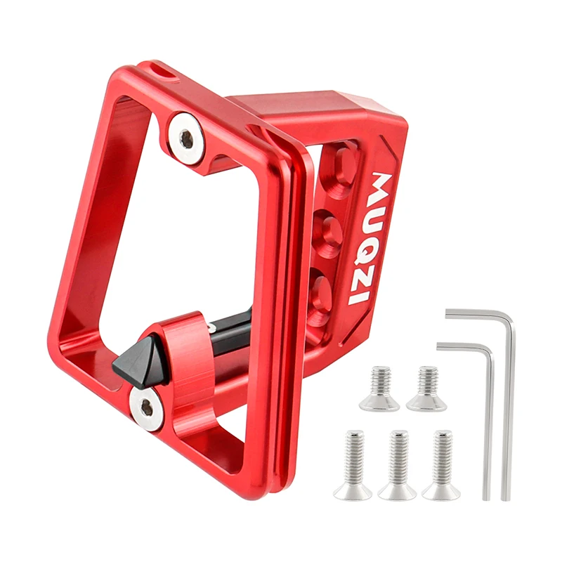 Folding Bike Front Bag Carrier Block with Bracket and Mount Adapter