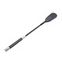 45/53cm PU Leather Horsewhip Riding Anti-Slippery Handle Black Horse Whip Riding Horse 1