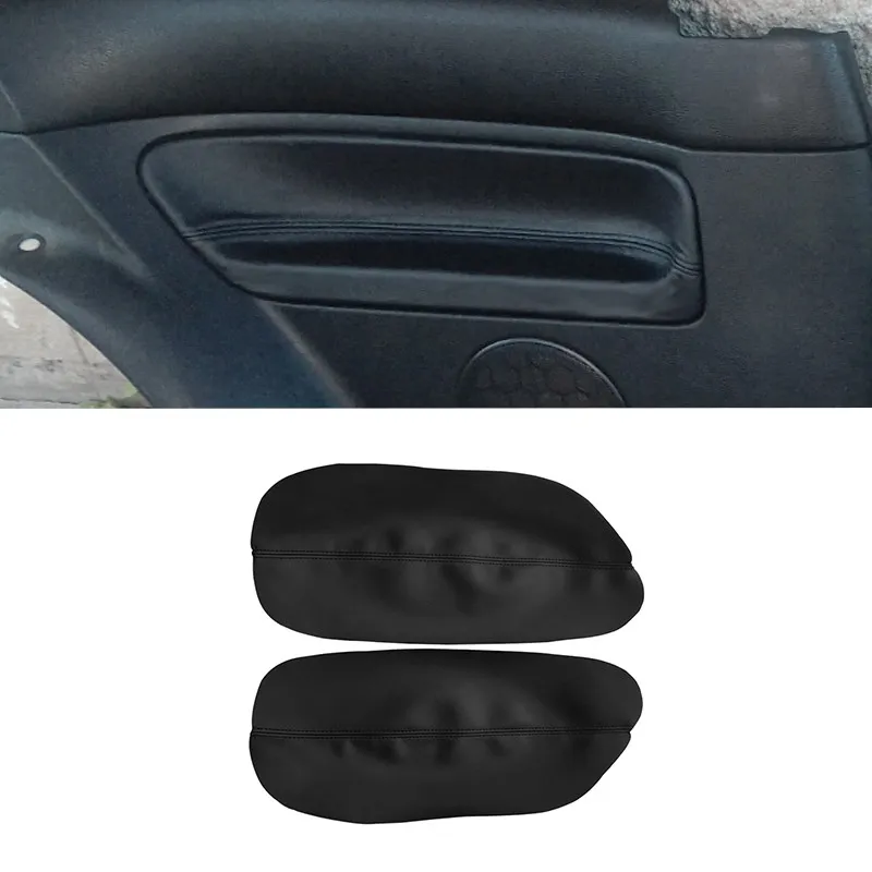 

2pcs Back Covers For VW Golf 4 MK4 Jetta 99-2005 ONLY 3 DOORS Car Microfiber Leather Door Armrest Panel Cover Protective Trim