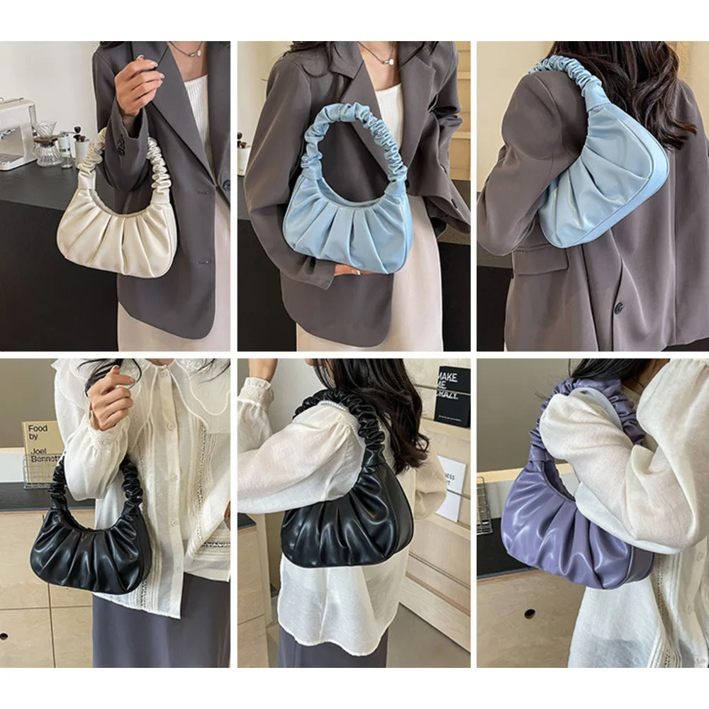 Sac à bandoulière tendance et polyvalent pour femme, nouvelle édition coréenne 2024, sac à main pliable, unique et tendance_voghion.com