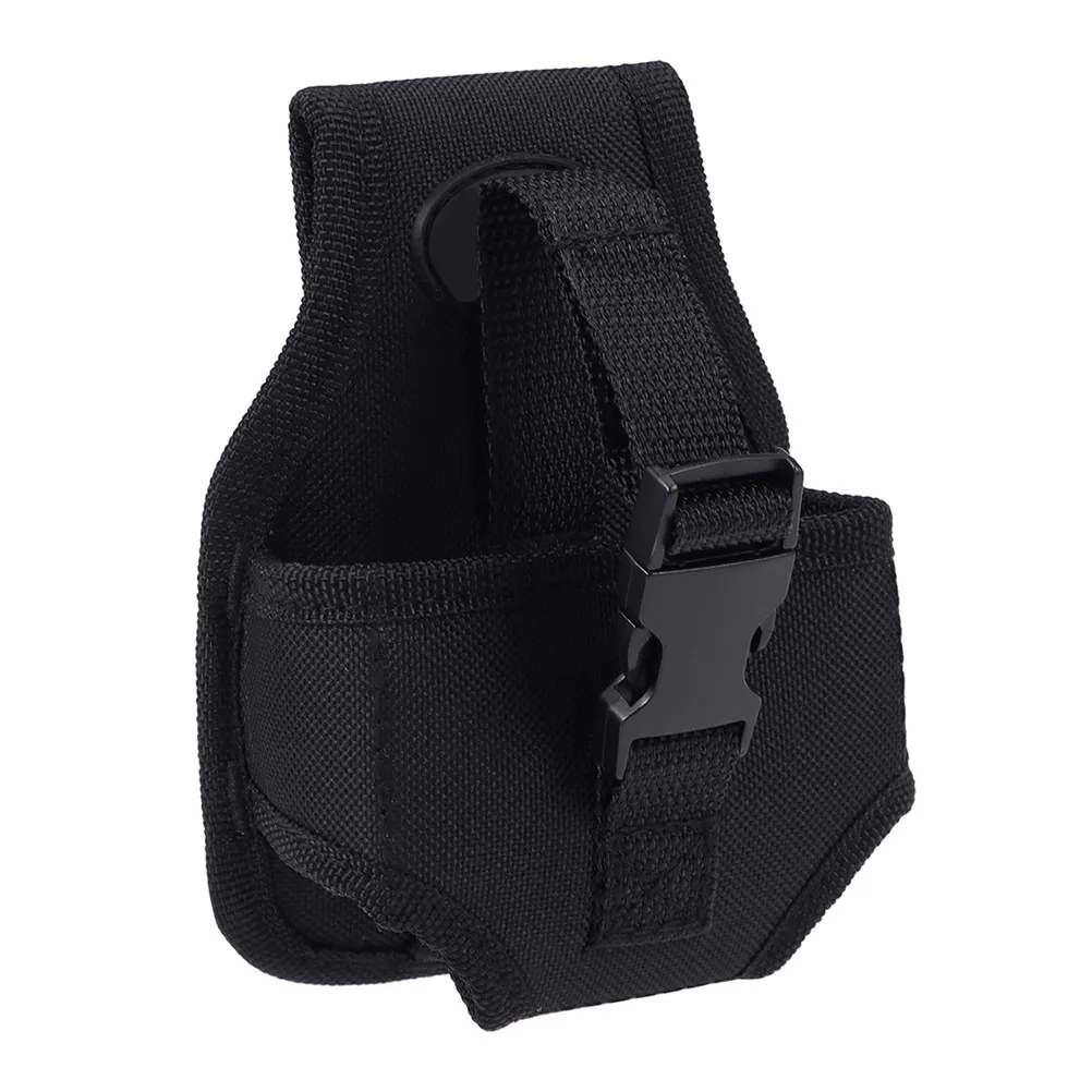 미니 휴대용 줄자 허리 가방 두꺼운 블랙 공구 가방 7.5m 미만 줄자용 경량 허리 파우치 남녀 공용 공구 벨트백