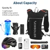 5L Ultra Lightweight Running Backpack Running Trail Hydration Vest Pack Marathon Running Bike Rucksack bag 500ml 2L Soft Flask 6