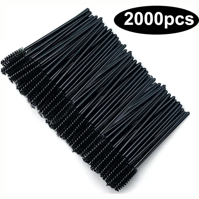 Wholesale 50/1000/2000pcs Spoolies Brushes Applicator Makeup Tools Eyelash Brush Mascara Wands Wholesale Eyebrow Lash Cleaning