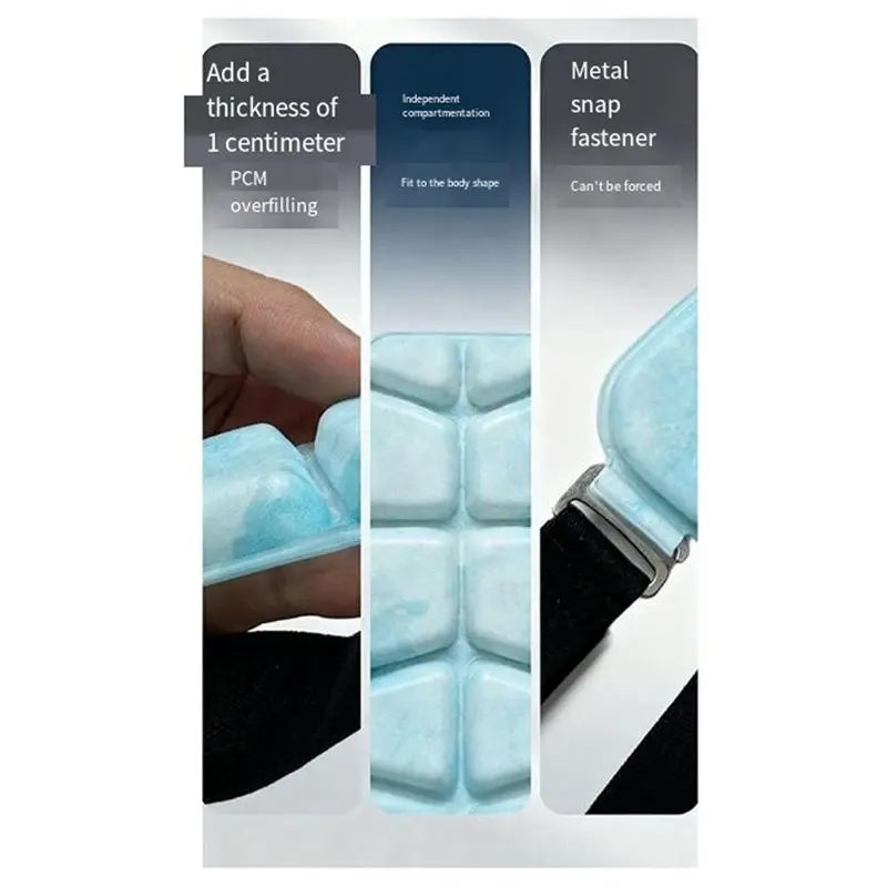 ABMR-PCM 강아지용 쿨링 조끼, 드라이-칠 기술, 모든 품종에 맞게 조절 가능, 여름에 이상적