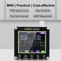FNIRSI 138 PRO Digital AUTO Oscilloscope Portable Mini 2.5MSa/s 200KHz Analog Bandwidth 80Khz PWM and Firmware Update 2