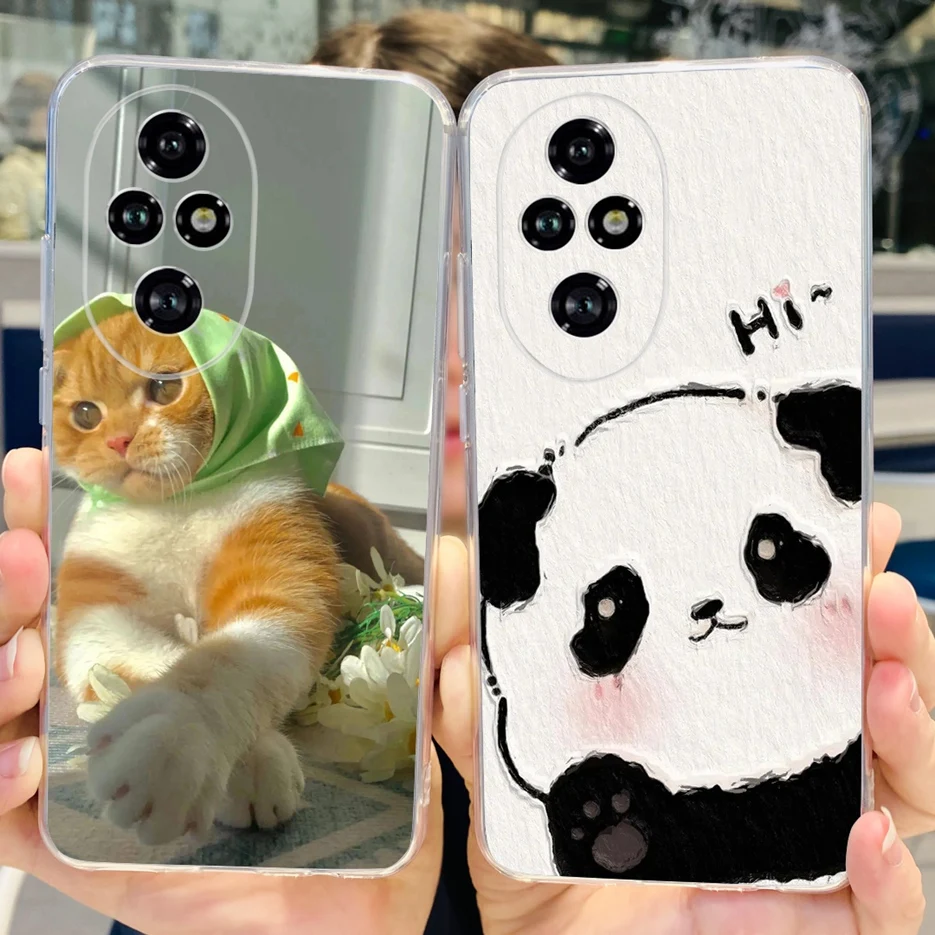 Cute Painted Clear Silicone Case - Soft Protective Cover