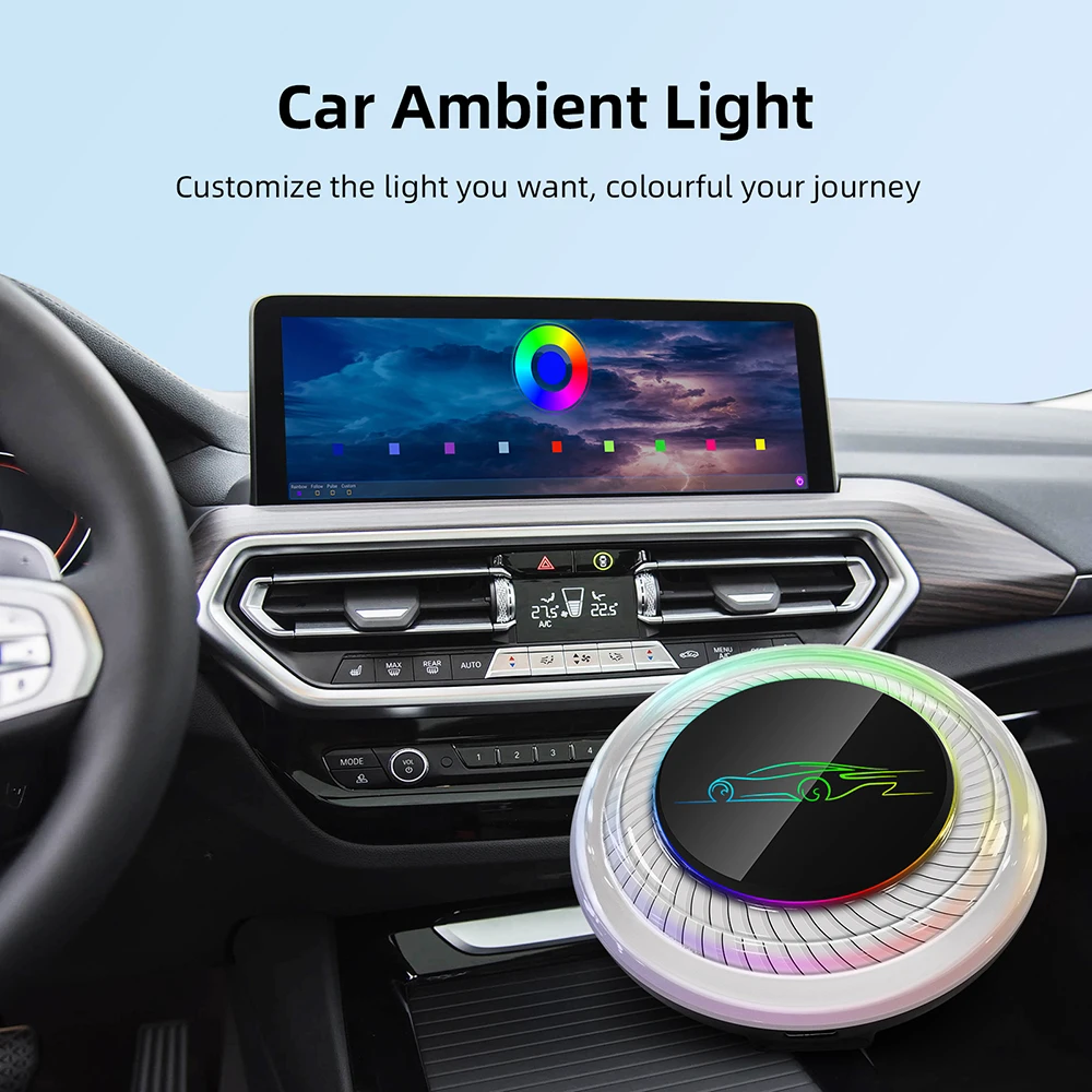 Wireless AI Box for BMW or Other Cars with Wireless CarPlay Android 13 System 8GB RAM 128GB ROM Dual WiFi 4G SIM and HDMI Output — view 5