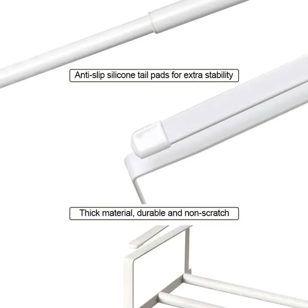 Simple Partition Shoe Tray storage Household Retractable Under Hanging Layered Space-Saving Multi-Purpose Cabinet Class Shelves 5