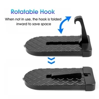 Universal Foldable Auxiliary Pedal Roof Pedal Foldable Car Vehicle Folding Stepping Ladder Foot Pegs Easy